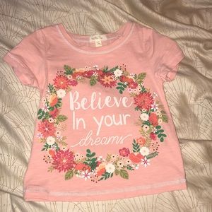 Matilda Jane pink believe in yourself top